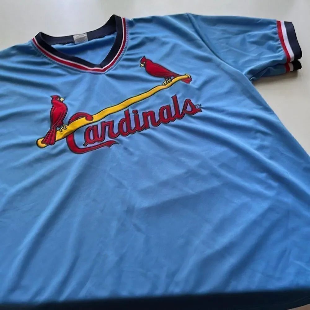 MLB Cardinals Poly Shirt Jersey Size XL
